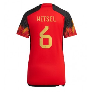 Belgia Axel Witsel #6 Koszulka Podstawowych Kobiety MŚ 2022 Krótki Rękaw